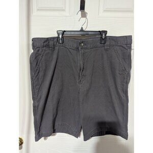 Carhartt Rugged Flex Relaxed Fit Canvas Work Shorts Men's Size 40 Grey